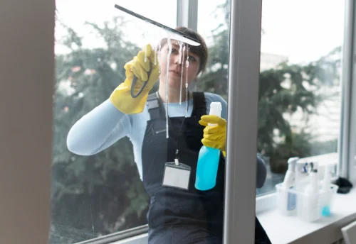Nettoyage de vitres intérieures et extérieures à la Jonchère-Saint-Maurice
